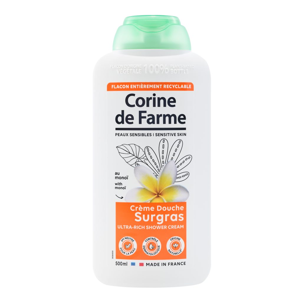 Douchecrème surgras met Monoi Corine de Farme