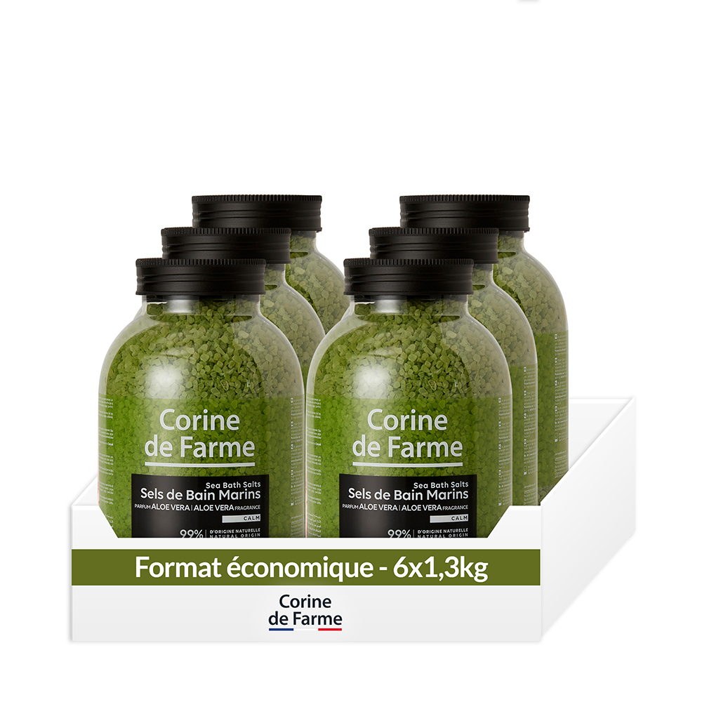 Zeezoutbad met Aloe Vera