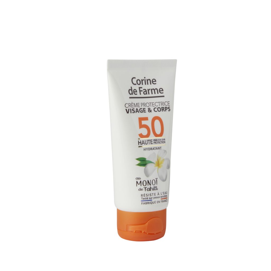 Zonnecrème gezicht & lichaam SPF50 Corine de Farme