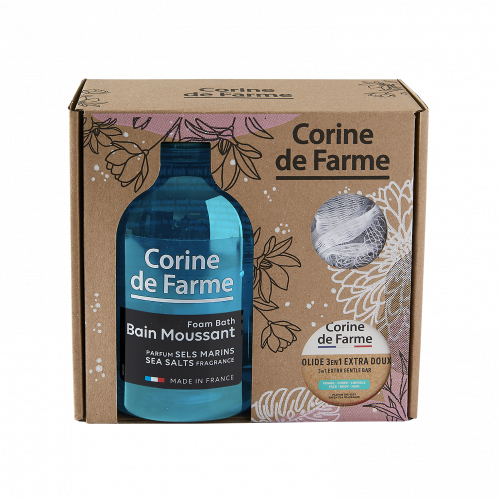 Coffret Bain Moussant Parfum sels marins 