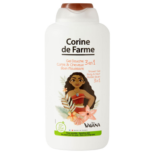 Gel Douche 3en1 Corps, Cheveux, Bain Moussant Vaiana - 500ml