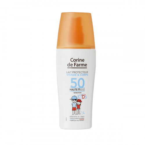 Lait Protecteur KIDS Visage & Corps SPF50 - Haute Protection